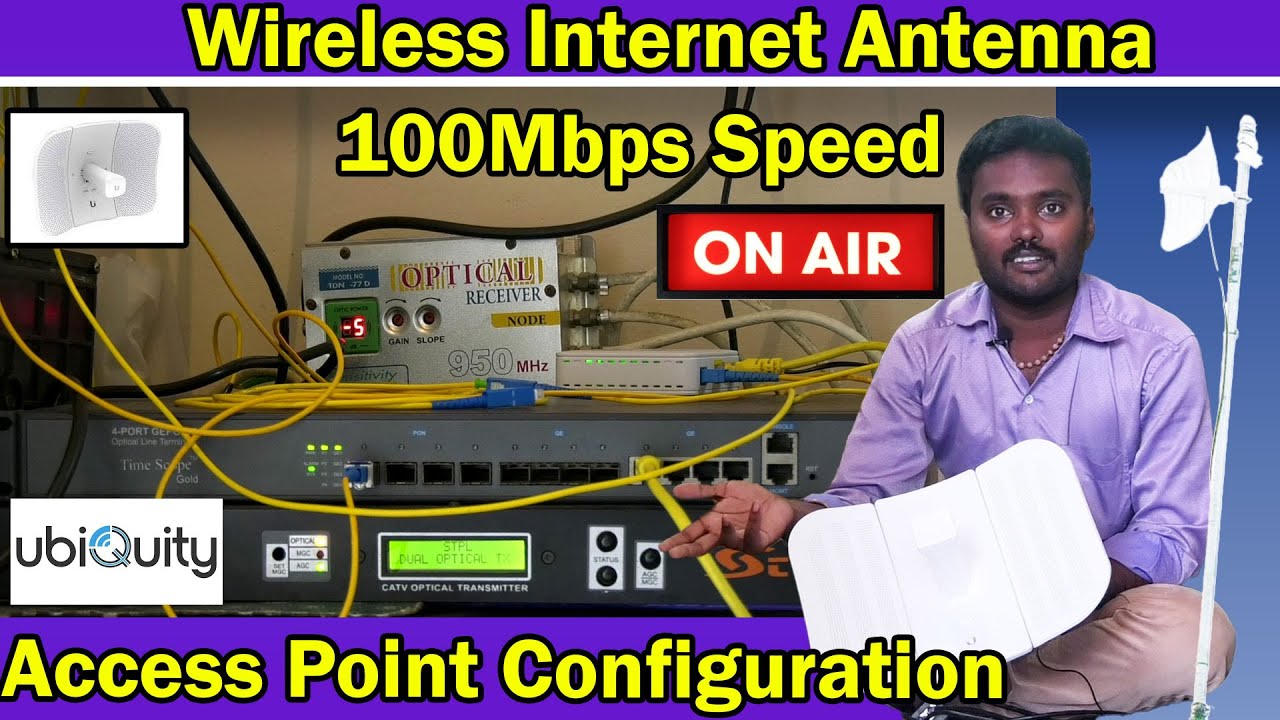 Wireless Internet Antenna Access Point | Ubiquiti Lite Beam Antenna Internet Configuration | ANBU