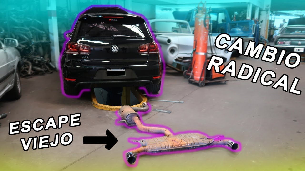 COMO SUENA el GOLF GTI con ESCAPE COMPLETO l Lucas Ramirez