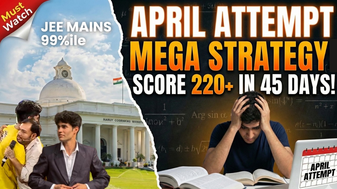 JEE 2026: April Attempt 