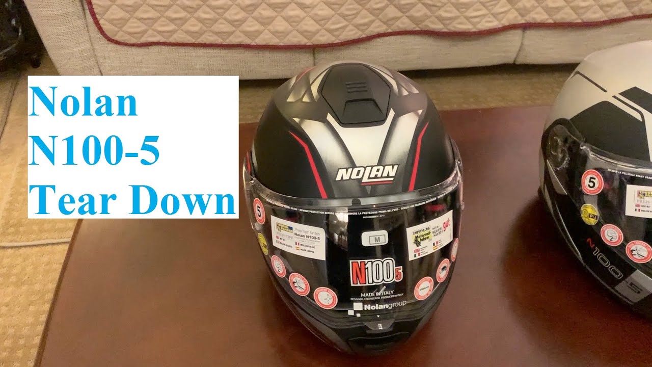 Nolan N100-5 Motorcycle Helmet Tear Down