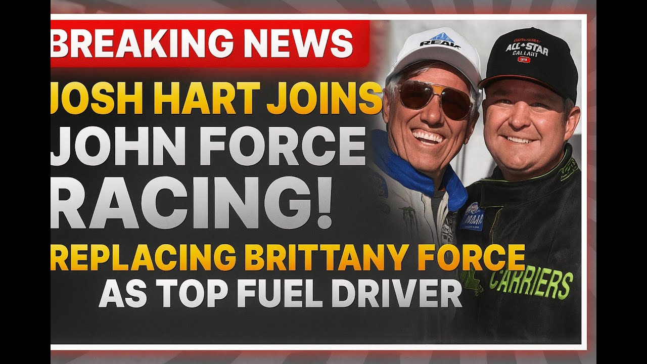 Джош Харт присоединяется к команде John Force Racing! Он заменит Бриттани Форс на посту главного ...