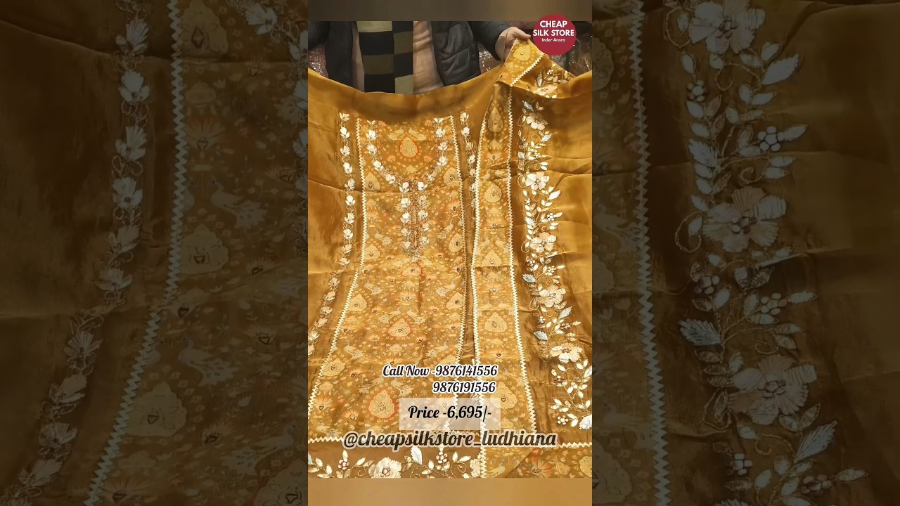 Shimmer Silk Magic — Tailor Your Perfect Festive Outfit.         💰 Price: Starting from ₹6,695/-