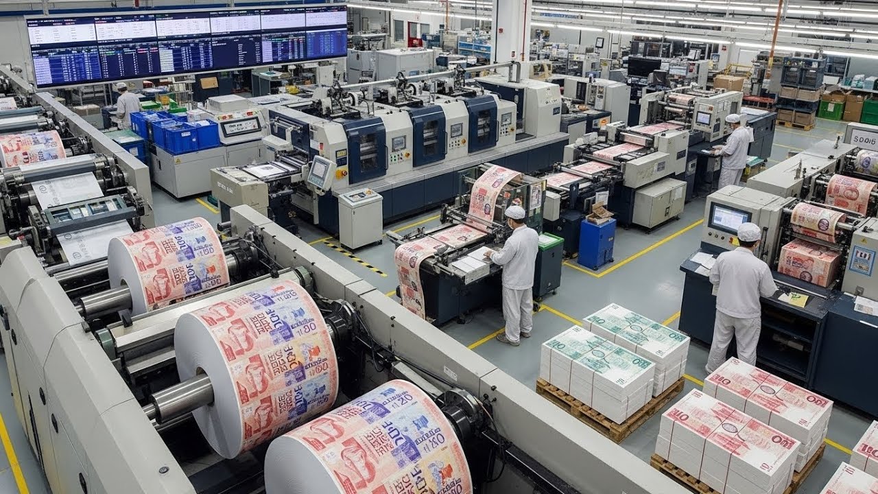 Inside the Hong Kong Dollar Factory How HKD Is Manufactured Full Process