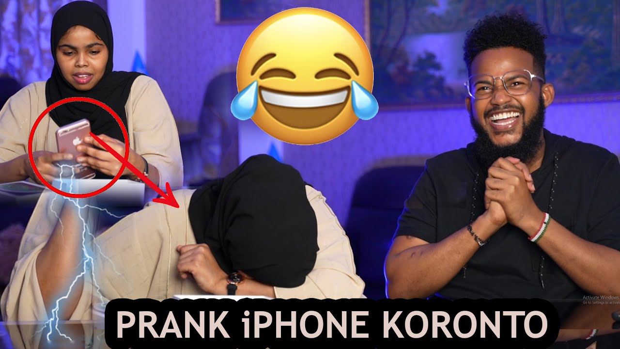 PRANK MAASO AA SI XUN U QABATAY IFRAH hhhhhh iPHONE KORONTO | SHOCK ELECTRICK