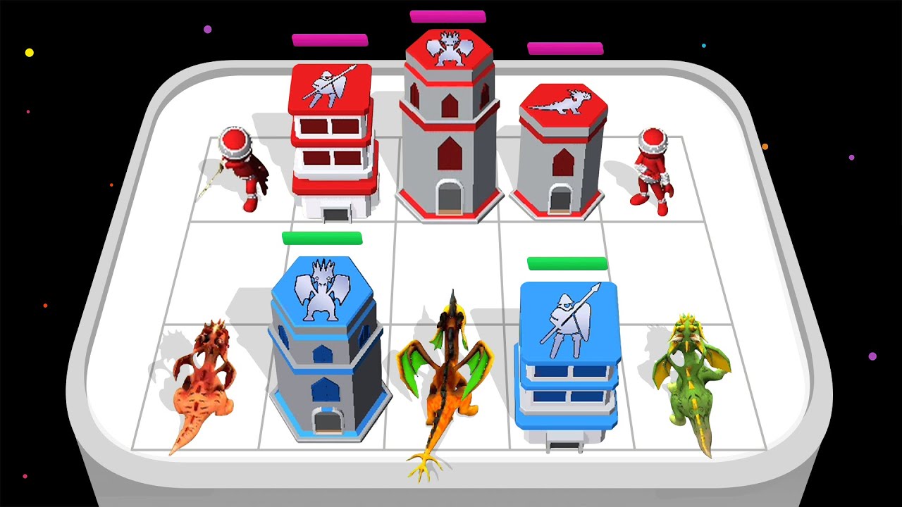 MERGE & CONQUER 3D - Слияние Tower Dragon (P1)