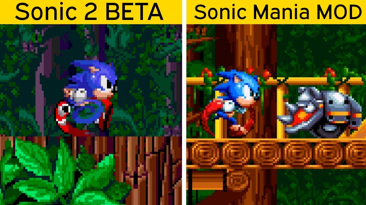 Deleted Sonic 2 Levels in Sonic Mania Plus ~ Sonic Mania Plus mods ~ Gameplay