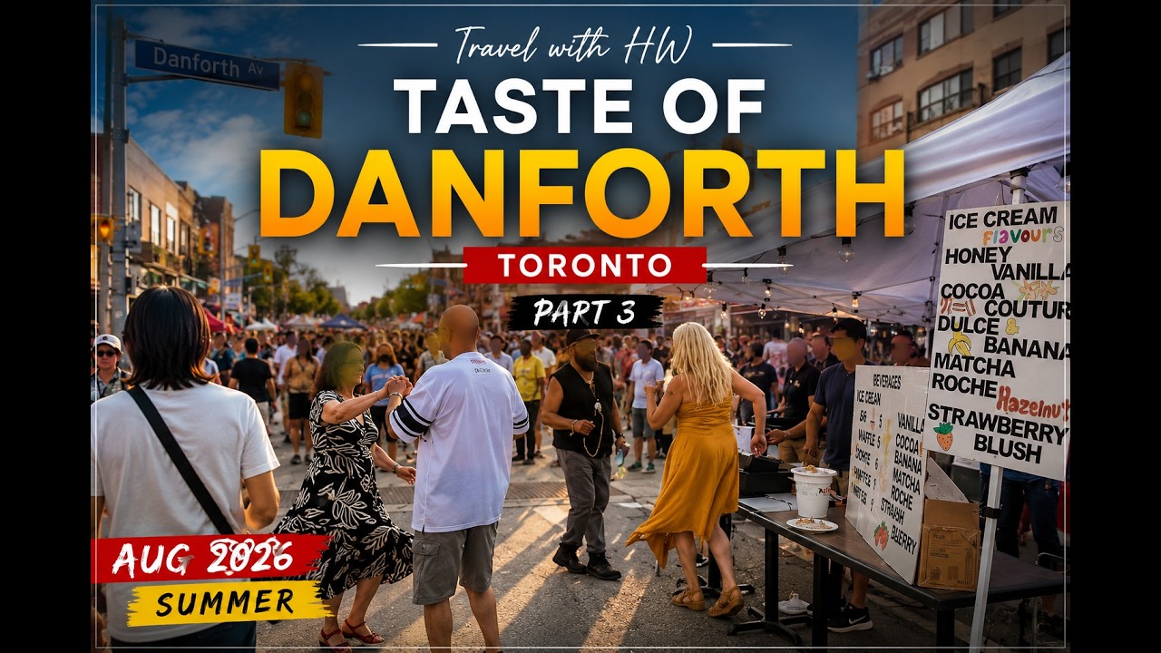 WOW! Taste of the Danforth Toronto 2026 CA| #Canada LIVE Festival #Street Walking