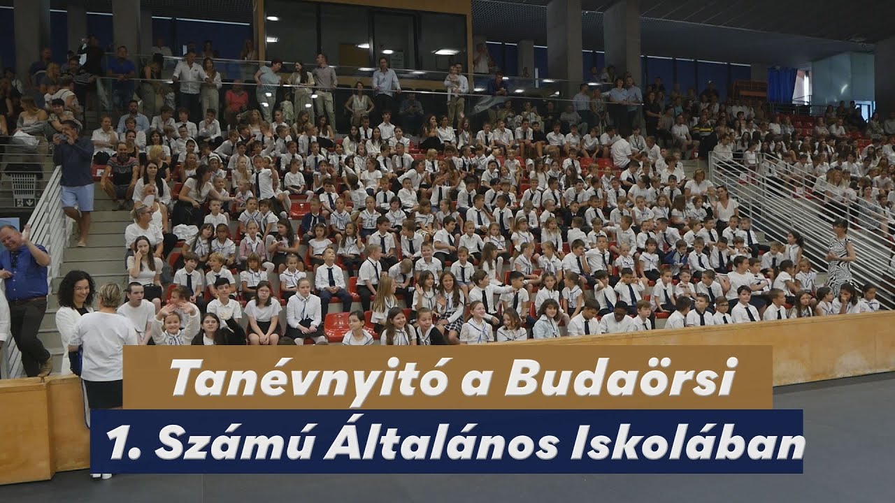 Tanévnyitó a Budaörsi 1. Számú Általános Iskolában