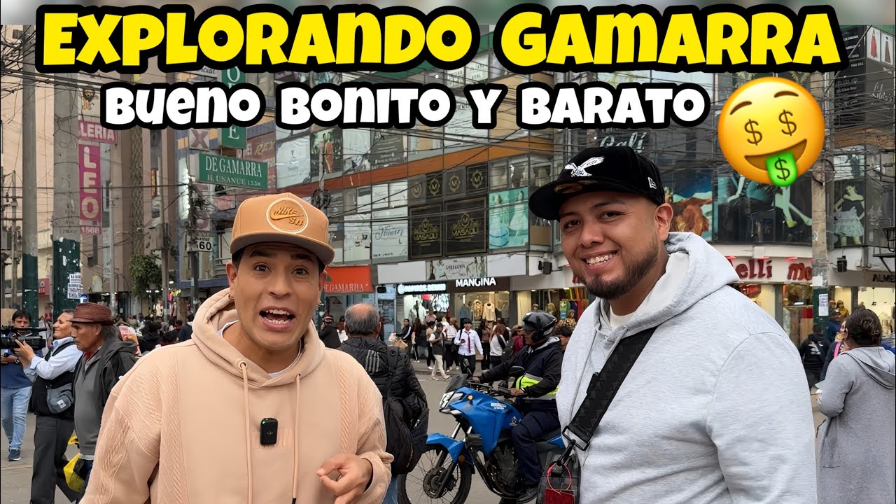 EXPLORANDO GAMARRA PERÚ / huecos de ropa / BONITO Y BARATO 🤑 - Comico lucky FT @Julito TV Oficial
