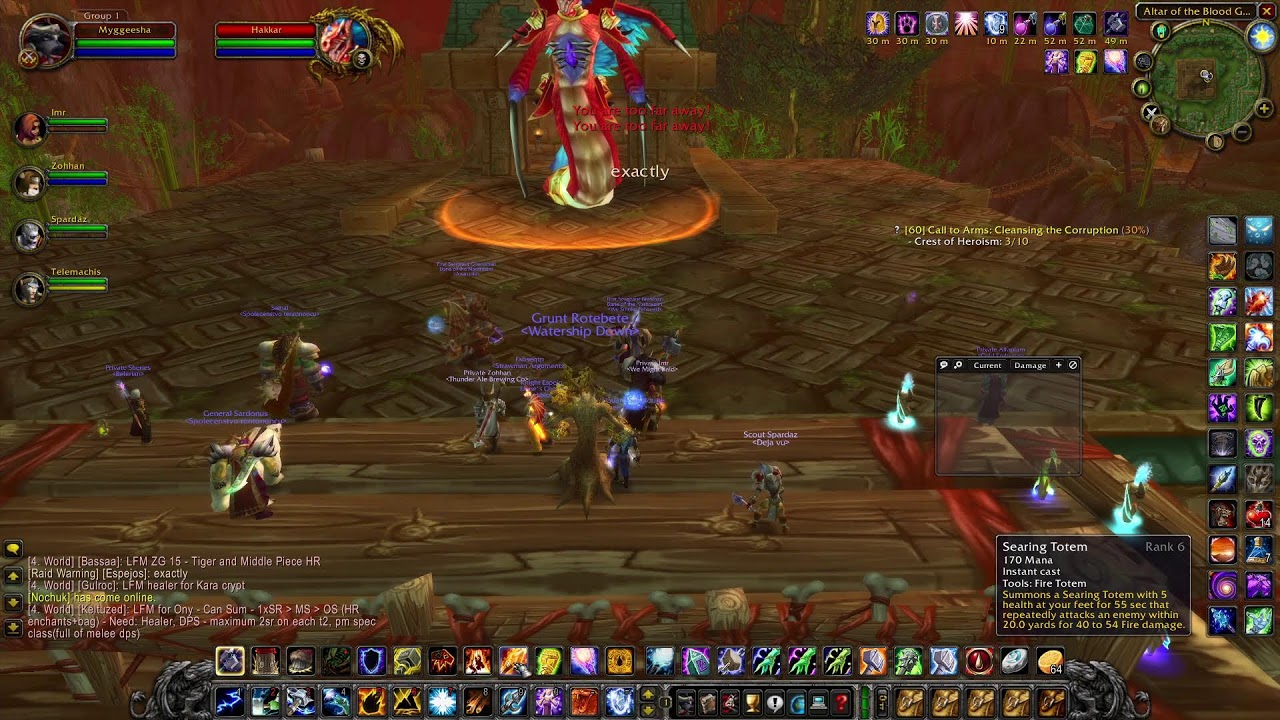 Fresh lvl 60 shaman - Turtle WoW - Zul Gurub - #1 SpeLL CliCkEr