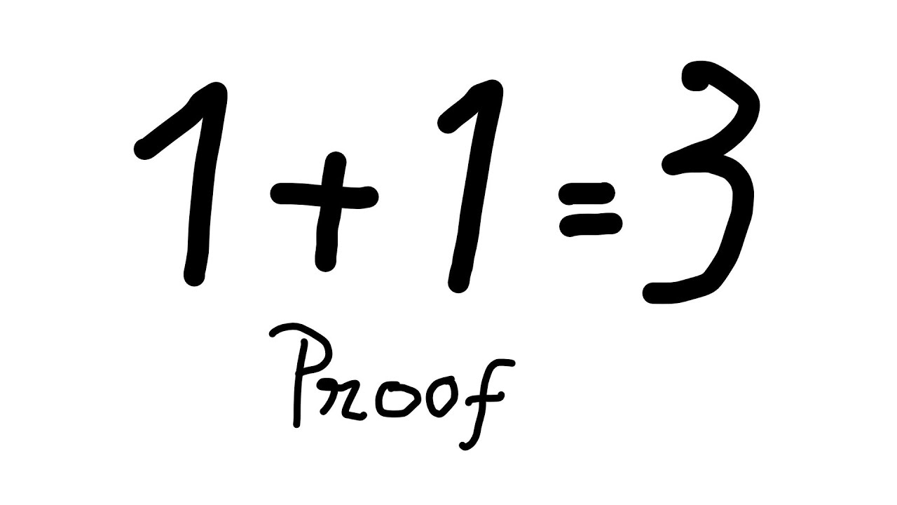 1 + 1 = 3 Proof | Breaking the rules of mathematics