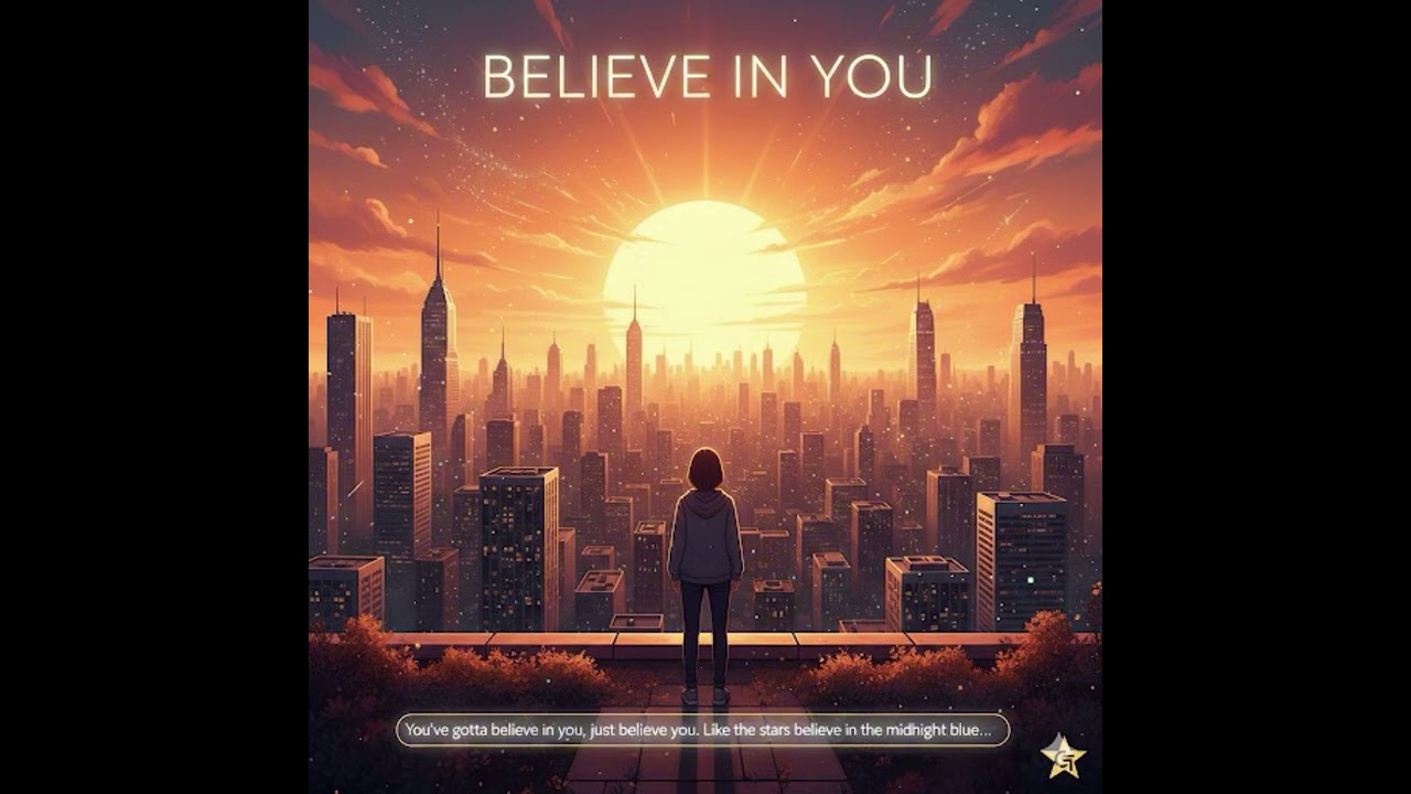 Believe In You - Glimmer Pathway | Music by Suno (Official Lyric Video)