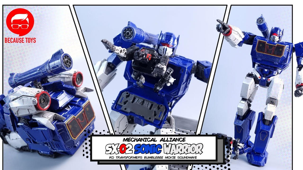 Mechanical Alliance SX 02 Sonic Warrior NOT Transformers Bumblebee Soundwave