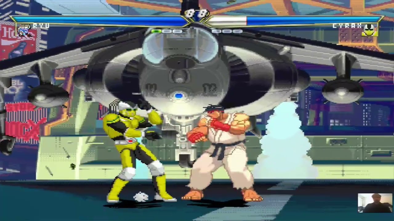 Mortal Kombat vs. Street Fighter (MUGEN) - Ryu - Arcade Mode playthrough