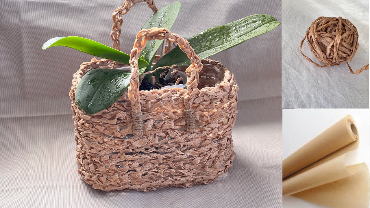 من اشياء بسيطة اصنعي ديكور بيتك بنفسكDIY Plant Basket/DIY Basket