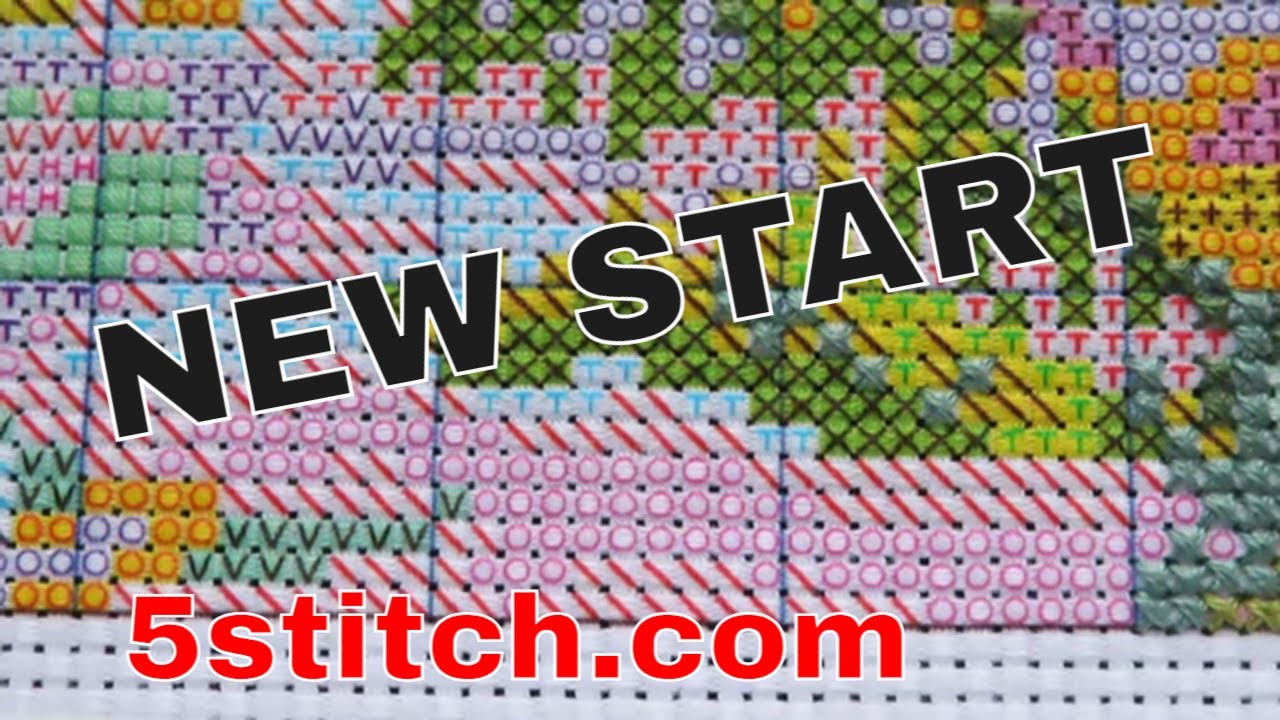 Новое начало! Украинский сельский пейзаж, вышивка 5 стежков #5stitch #crossstitch