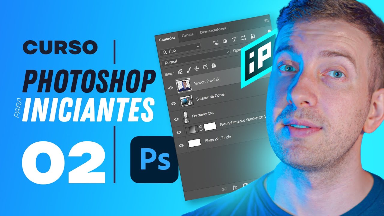 CURSO DE PHOTOSHOP PARA INICIANTES | Aula 02 - Camadas no Photoshop, o principal aprendizado