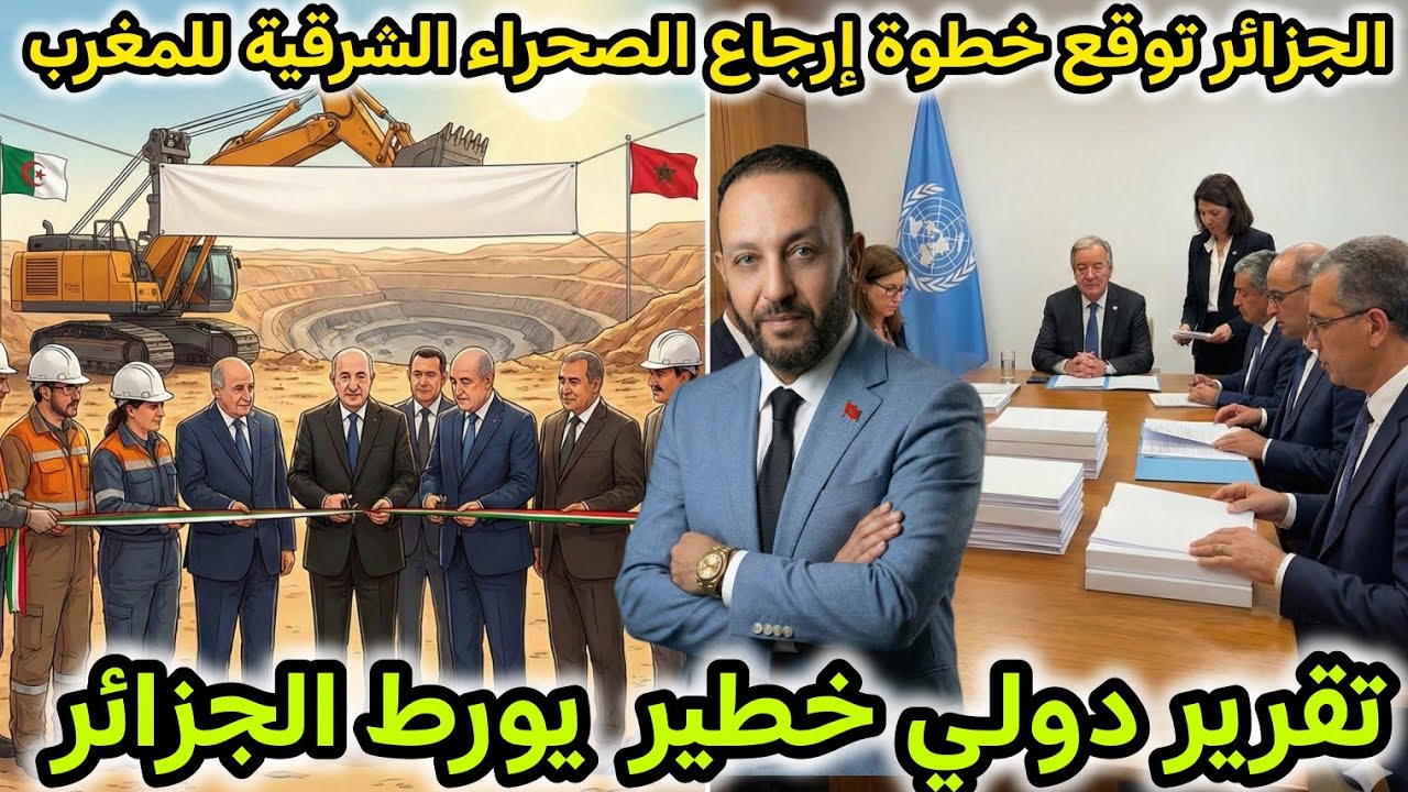 الجزائر توقع أول خطوة إرجاع الصحراء الشرقية للمغرب بعد افتتاح غار جبيلات و صدور تقرير يورط الجزائر