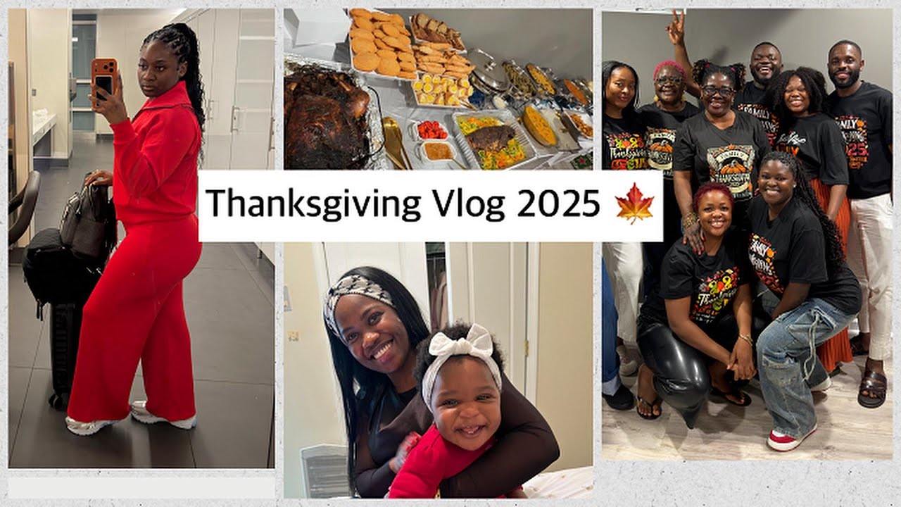 Thanksgiving Vlog 2025 🍁 | Traveling to Maryland + Family Time