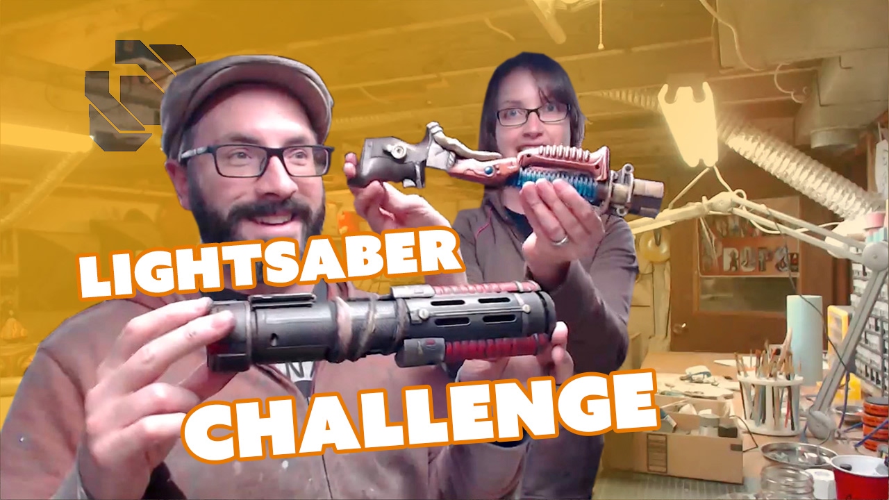Lightsaber Build - $20 Challenge - Prop: Live from the Shop