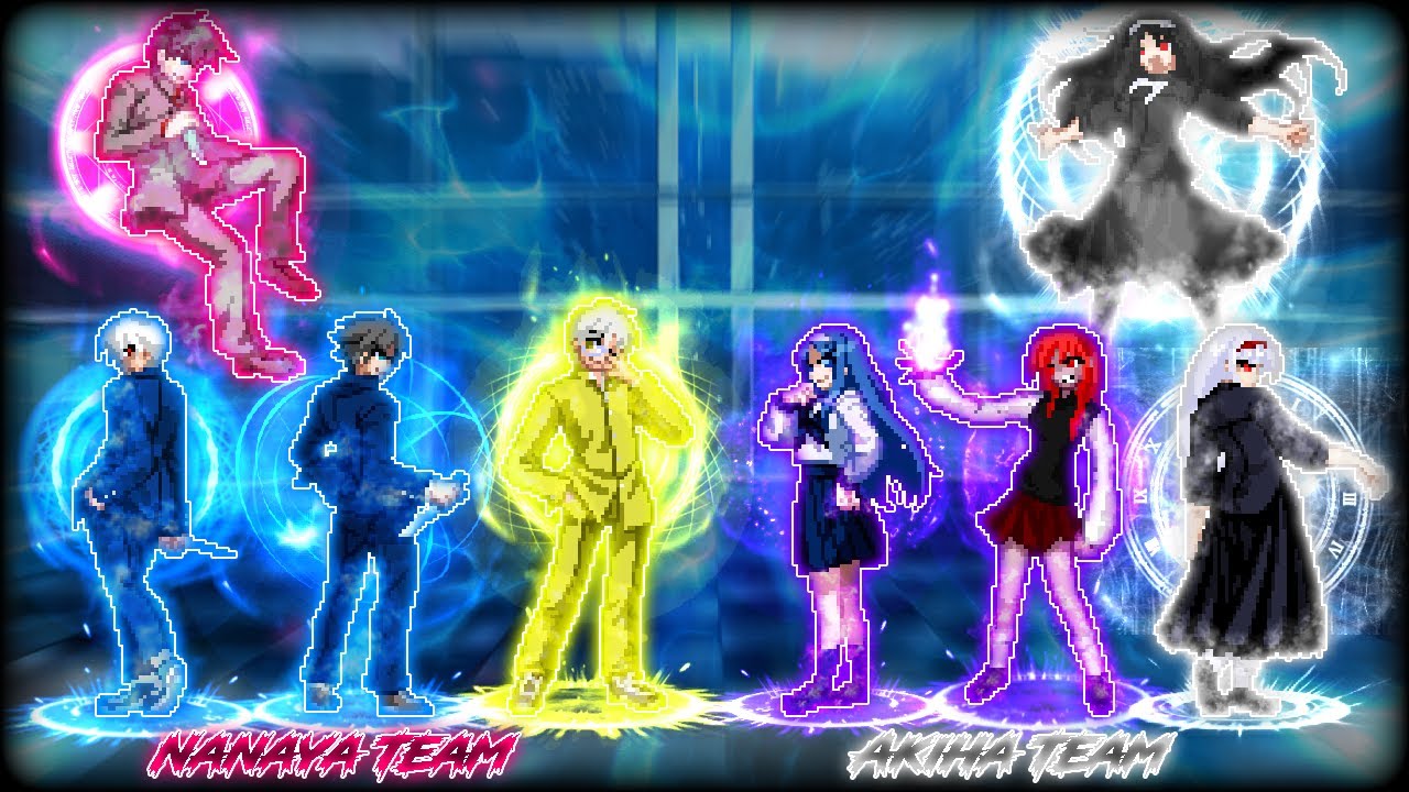 [MUGEN] Nanaya Team vs Akiha Team