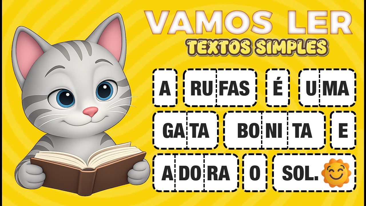 VAMOS LER - Textos Fatiados | Textos simples |  Atividade Leitura | 🐭🐱Animais 🐴🐵