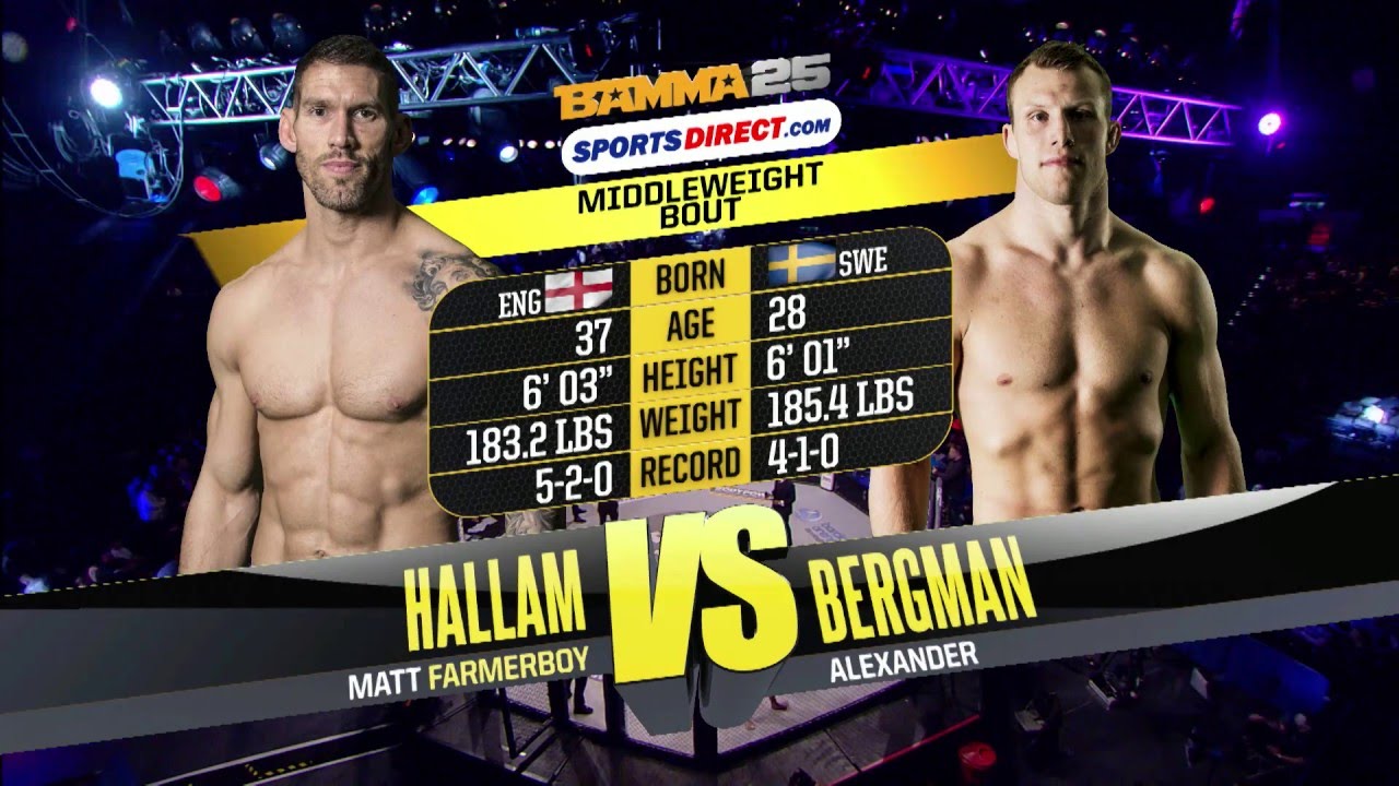 BAMMA 25 - Matt Hallam Vs Alexander Bergman