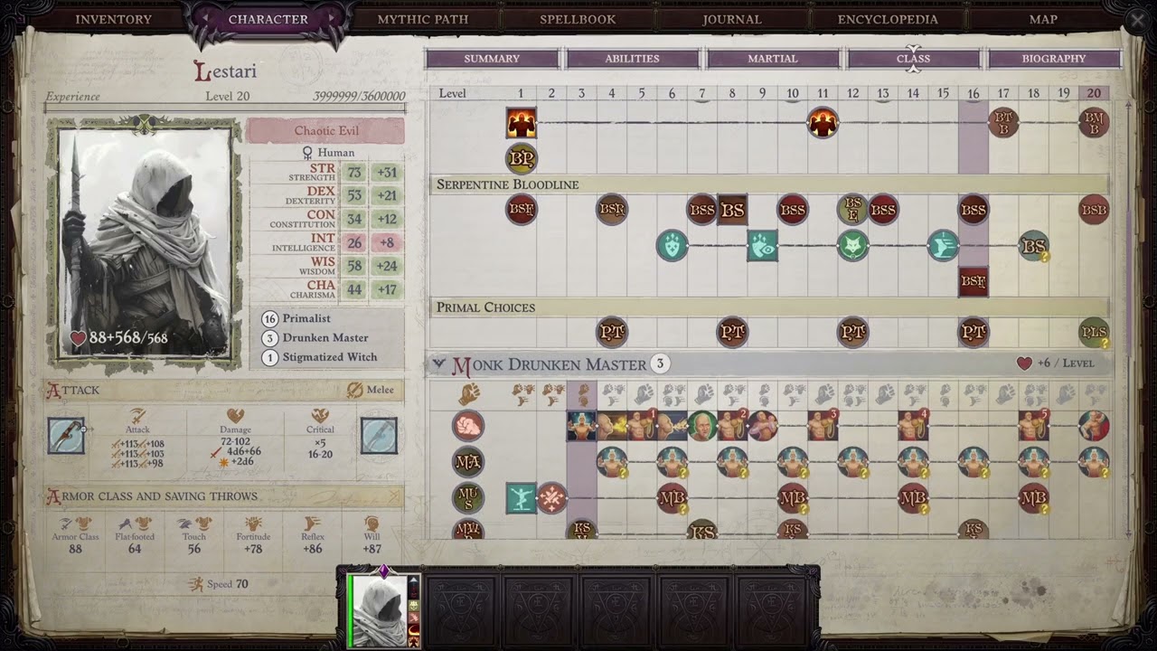 Pathfinder: WotR НОВЫЙ БИЛД! PRIMALIST Trickster/или Swarm и т.д. [Сложные и нечестные уровни сло...