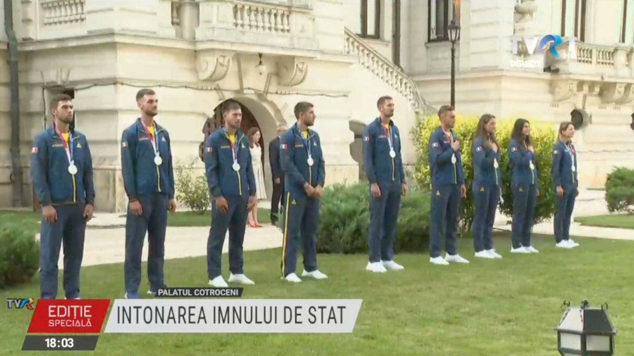 Ceremonia de decorare a sportivilor medaliaţi la Jocurile Olimpice de la Tokyo