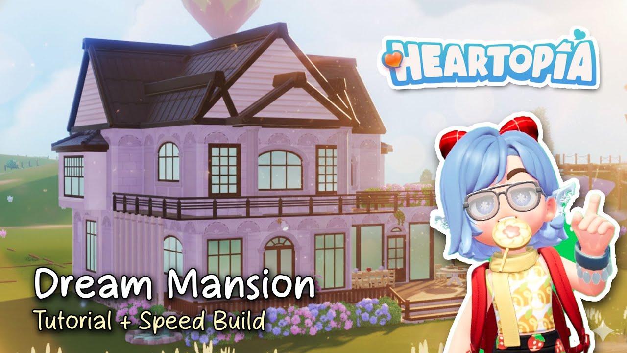 Building a Mansion in Heartopia | Tutorial + Speed Build