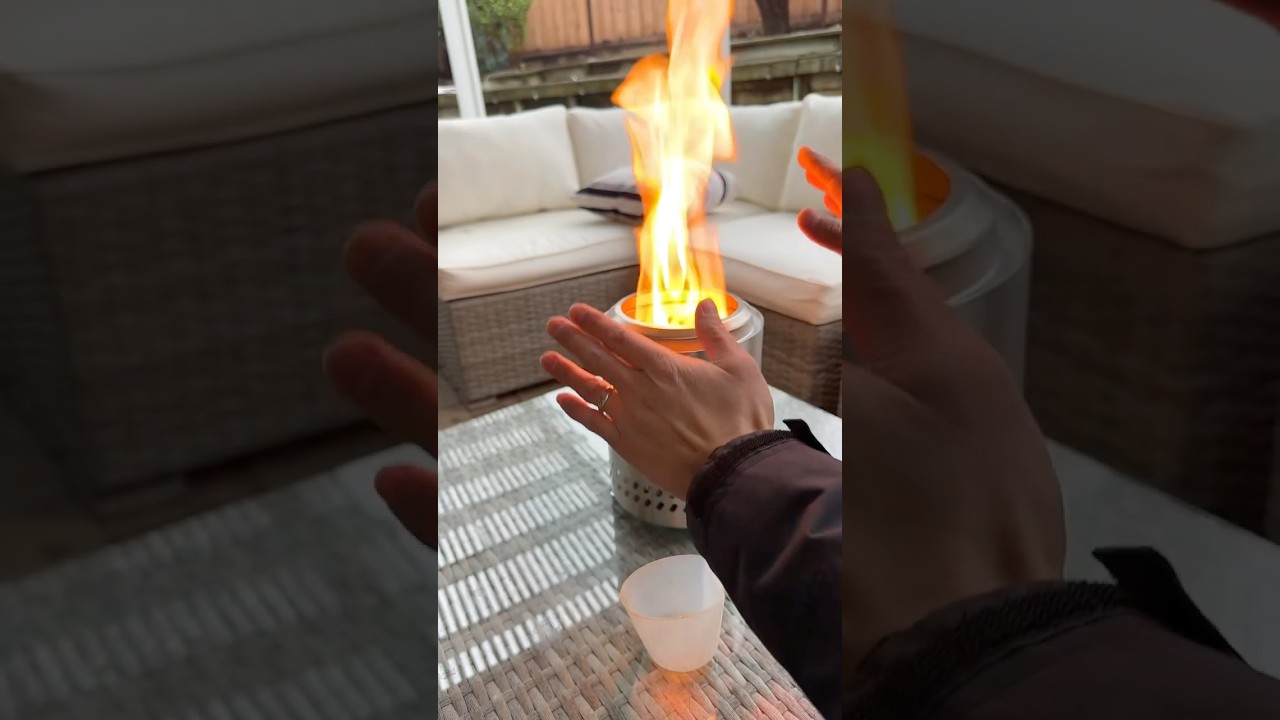 Smokeless 7&rdquo; firepit from Walmart