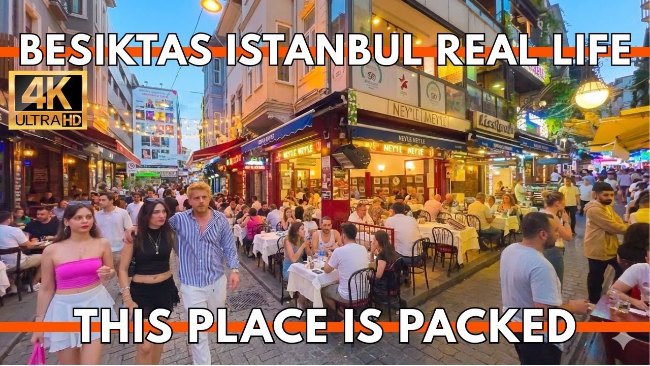 ISTANBUL TURKEY 2026 4K WALKING TOUR | Beşiktaş Real Life (Bars, Cafes, Restaurants, Street Food)