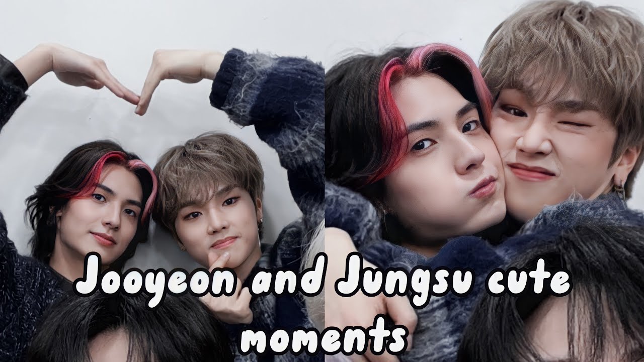 Jooyeon and Jungsu cute moments