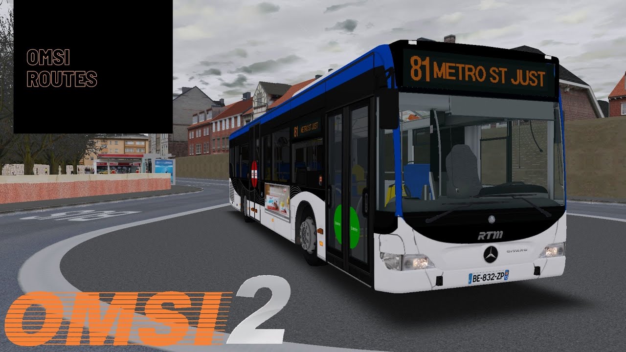 🚌 MARSEILLE: 81 Le Pharo - Metro St Just | MERCEDES-BENZ CITARO FACELIFT | OMSI 2