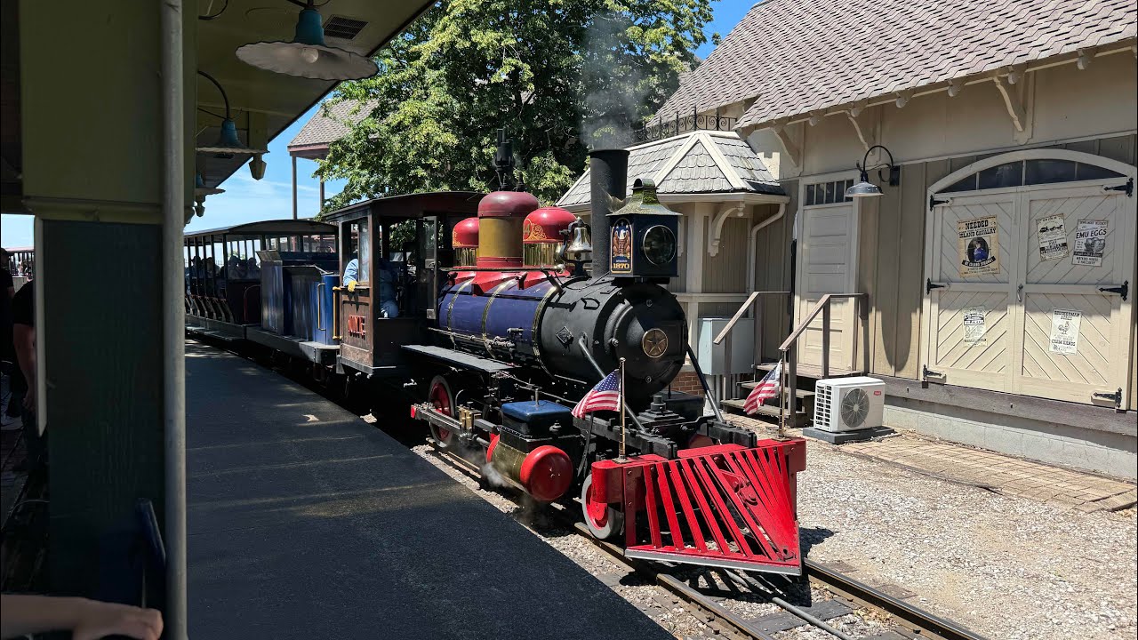 Cedar Point and Lake Erie Railroad: Main Midway to Frontiertown, June 2024