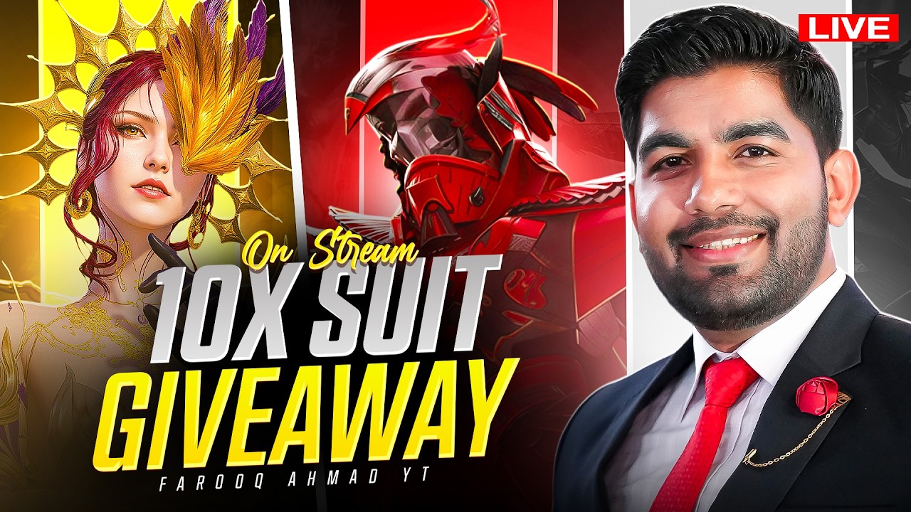 10 Blood Raven X-Suit & Phoenixtra X-Suit Giveaway |🔥 PUBG MOBILE Live 🔥