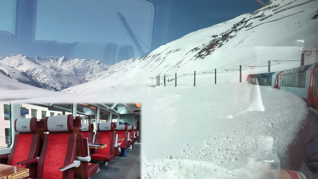 Glacier Express 2019: Mitfahrt im 1.Klasse Panoramawagen Brig-Andermatt-Chur-Filisur (RhB, MGB)