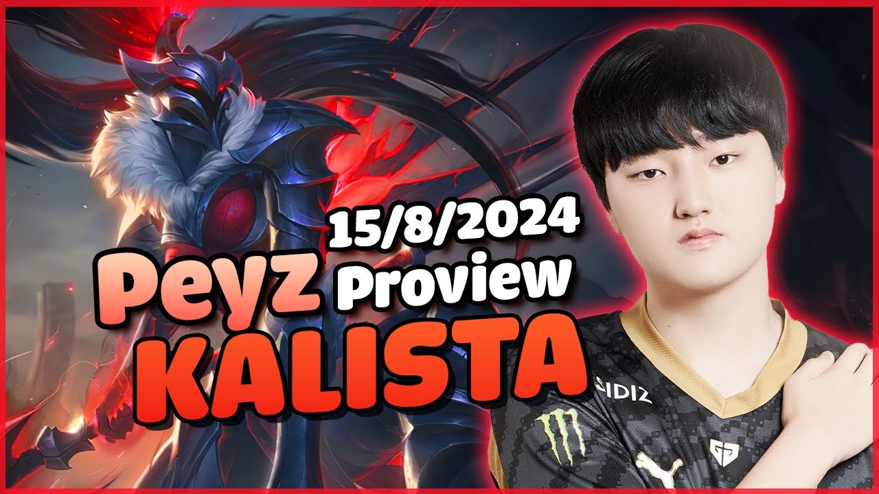 Peyz Stream | He Uses SKT T1 Kalista and Destroy Jhin