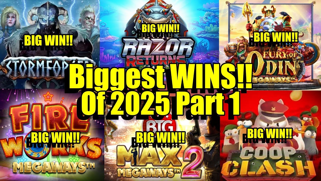 Biggest Wins Of 2025 Part 1, Razor Returns, Astro Rumble, Frkn Bananas, Wil West Duels & Much More
