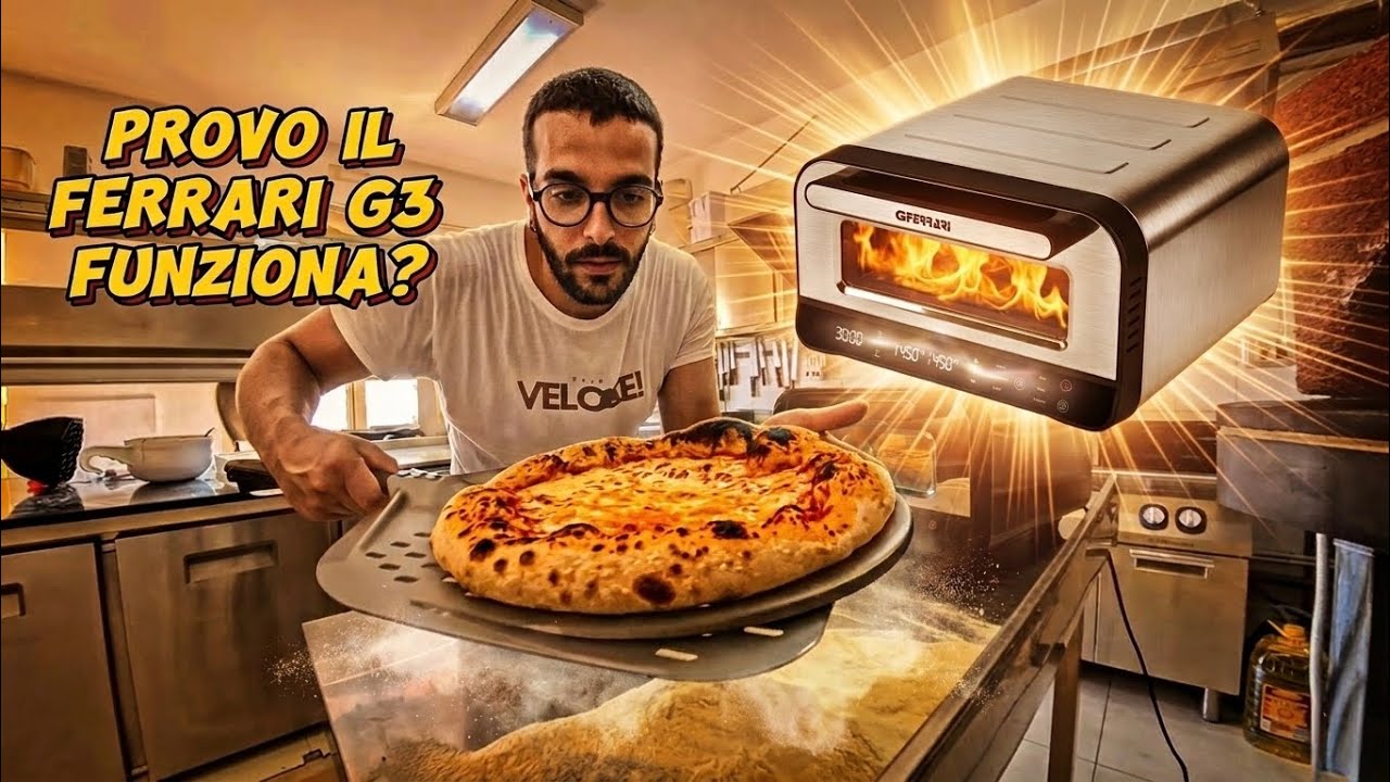 FERRARI G3 forno (economico) per pizza perfetta a casa prova e primo utilizzo (funziona?) Amazon