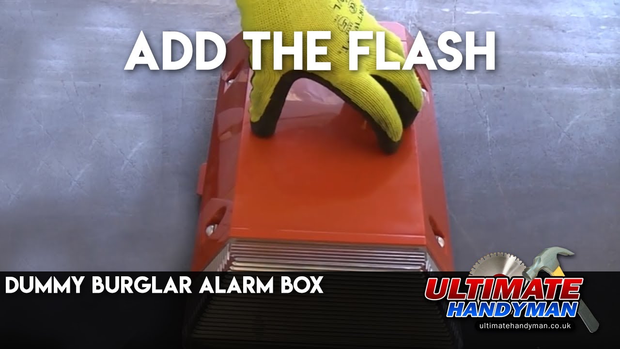 Dummy burglar alarm box