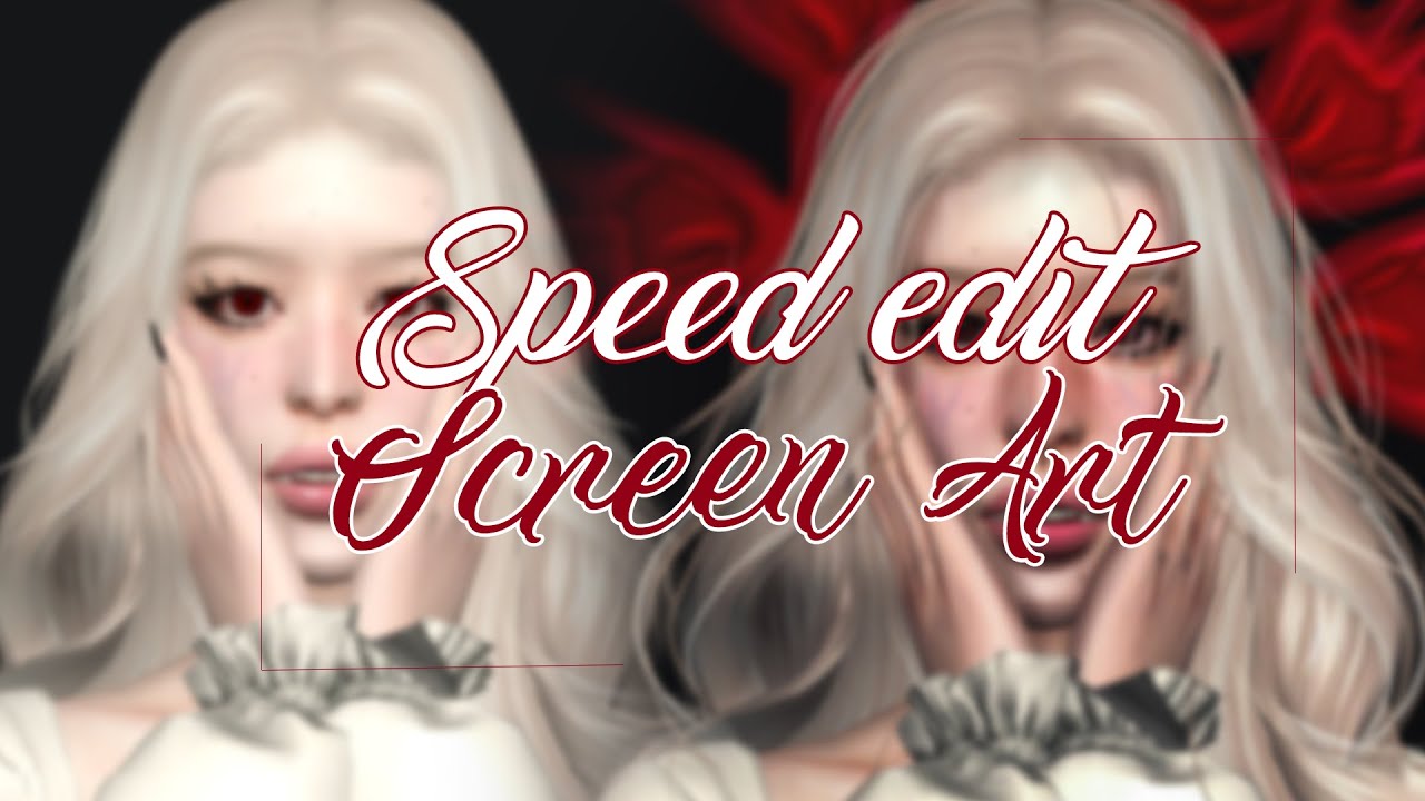 Speed Edit / Screen Art / The Sims 4 / Обработка скриншота / Скрин Арт / Симс 4