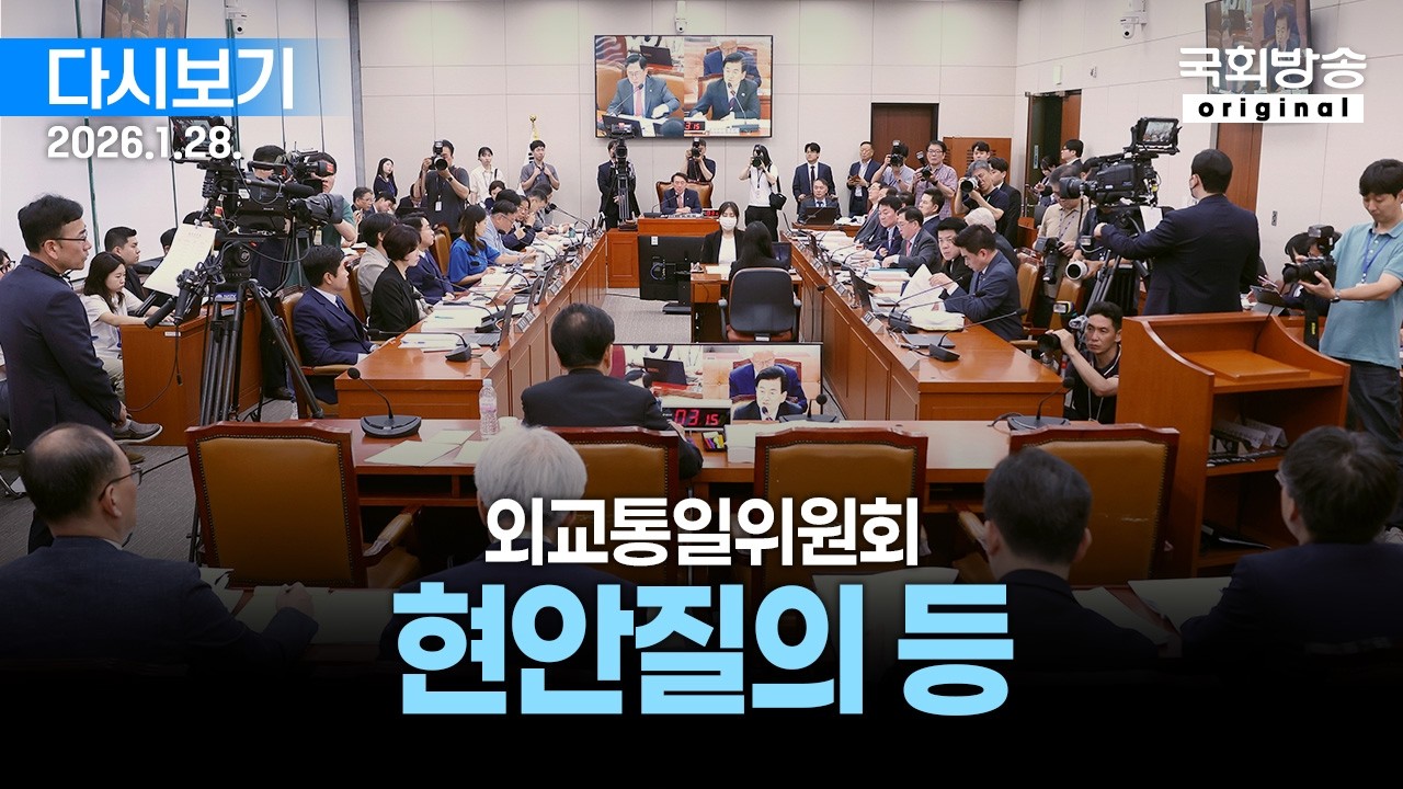 [국회방송 생중계] 외교통일위원회 - 현안질의 등 (26.1.28.)