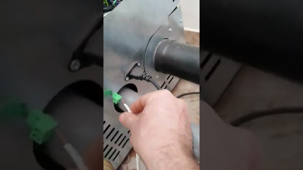 montaj termostat la un termosemineu pe peleti koph 25kw