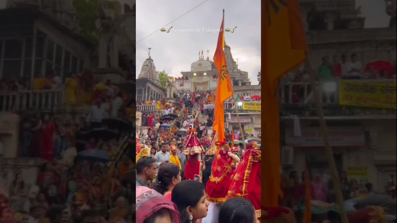 Gangaur In Udaipur ❤️ #gangaur #gangaur_ka_geet_marwadi_me #gangaur2025 #udaipurnews #radhakrishna