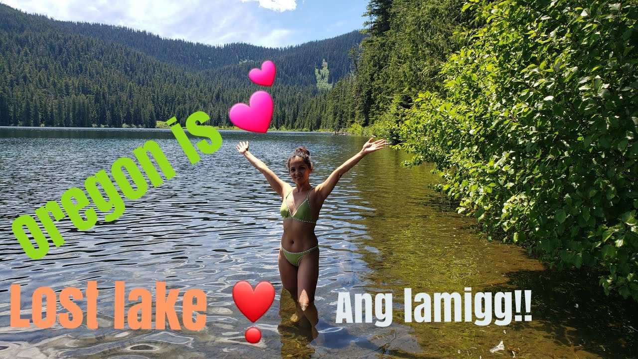 CAMPING|HIKING PART 3 #lostlake #oregon #swimming #lake #freshwater #crystalclear #freezing #hike