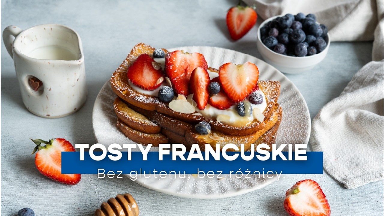 Słodkie tosty francuskie w wersji bez glutenu 🍞