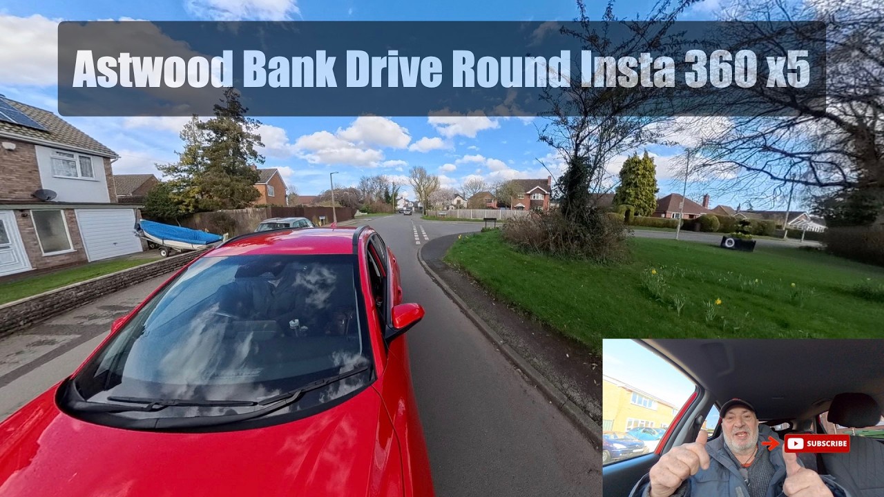 Astwood Bank Drive Round Insta 360 x5