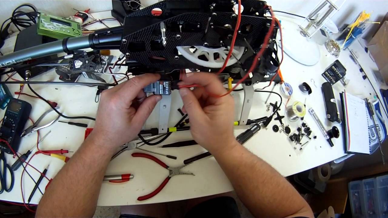 Настройка канала вертолета AR7000
