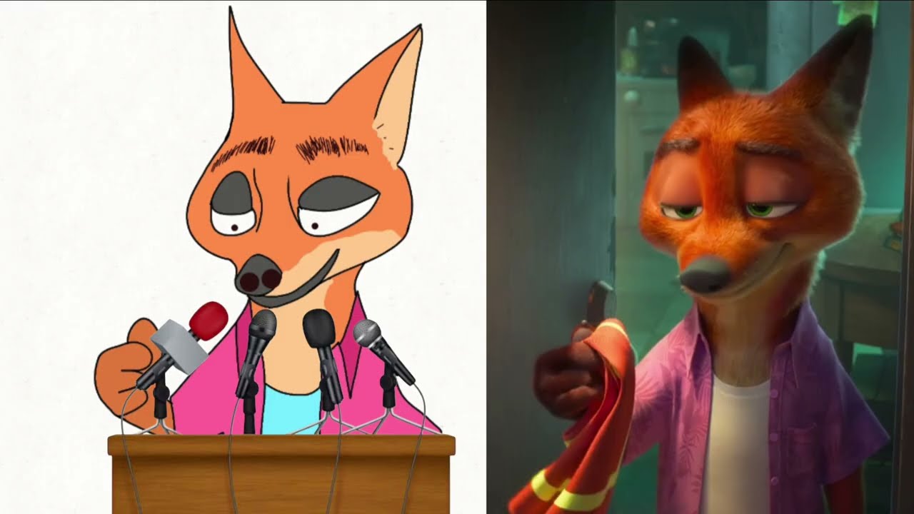 Shakira - Zoo (From "Zootopia 2") funny drawing meme 